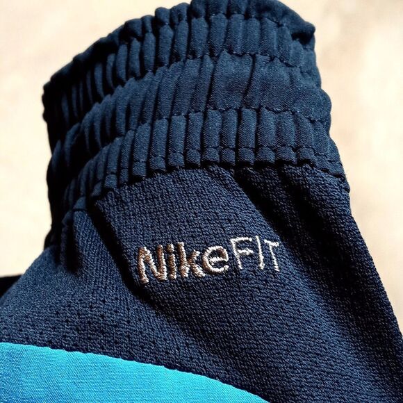 Vintage Nike Court Y2K Blue Fit Dry Drawstring Tennis Shorts - Men's Size XL - Picture 5 of 9